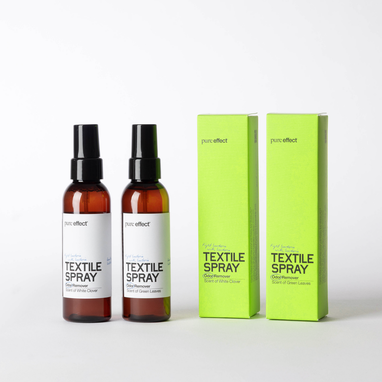 Textile Spray - Odor Remover - 2-pack 75 ml Green Leaves & White Clover