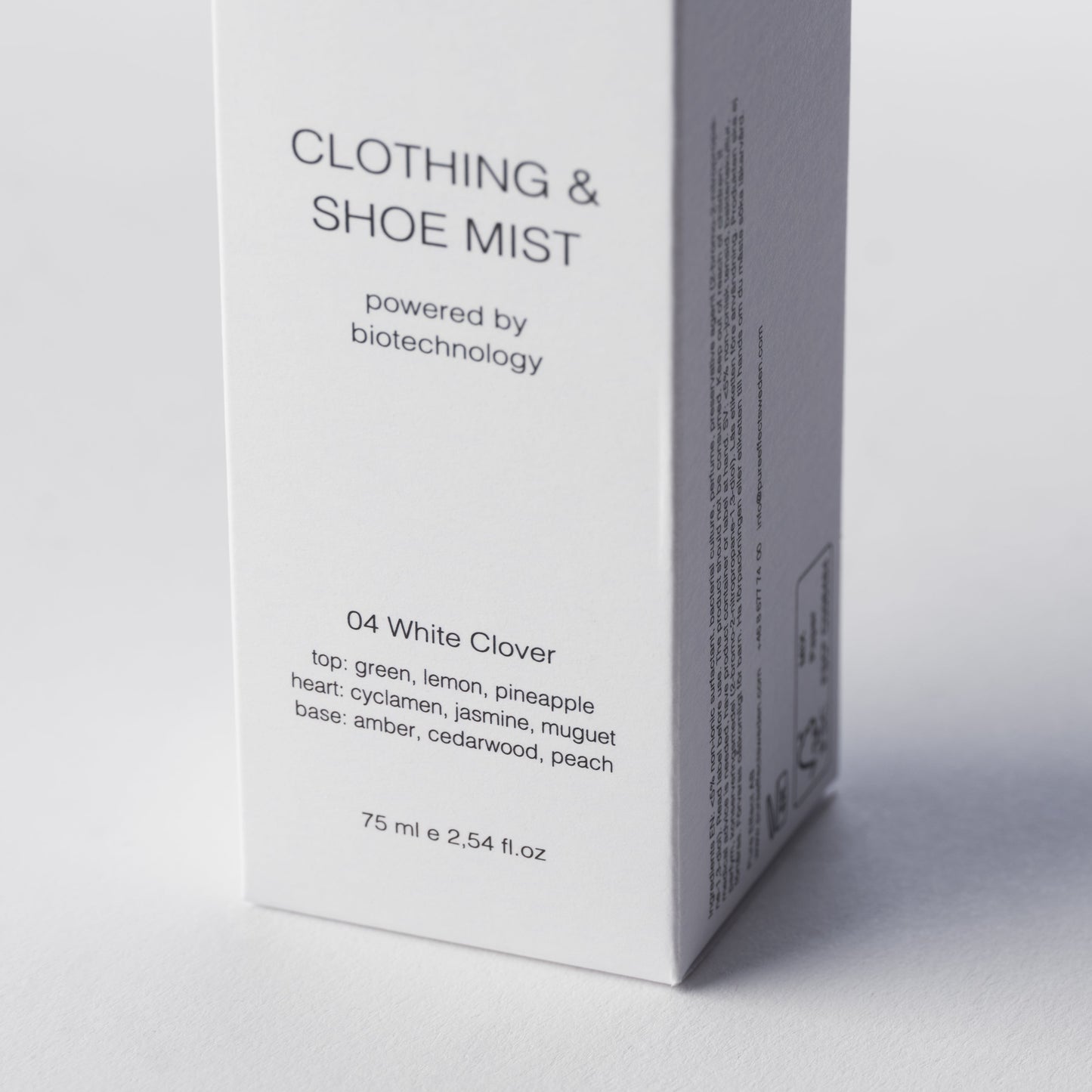 Clothing & Shoe Mist - tvättspray/mikrobiologiskt linnevatten - 2-pack á 75 ml - 03 Green Leaves and Cucumber & 04 White Clover