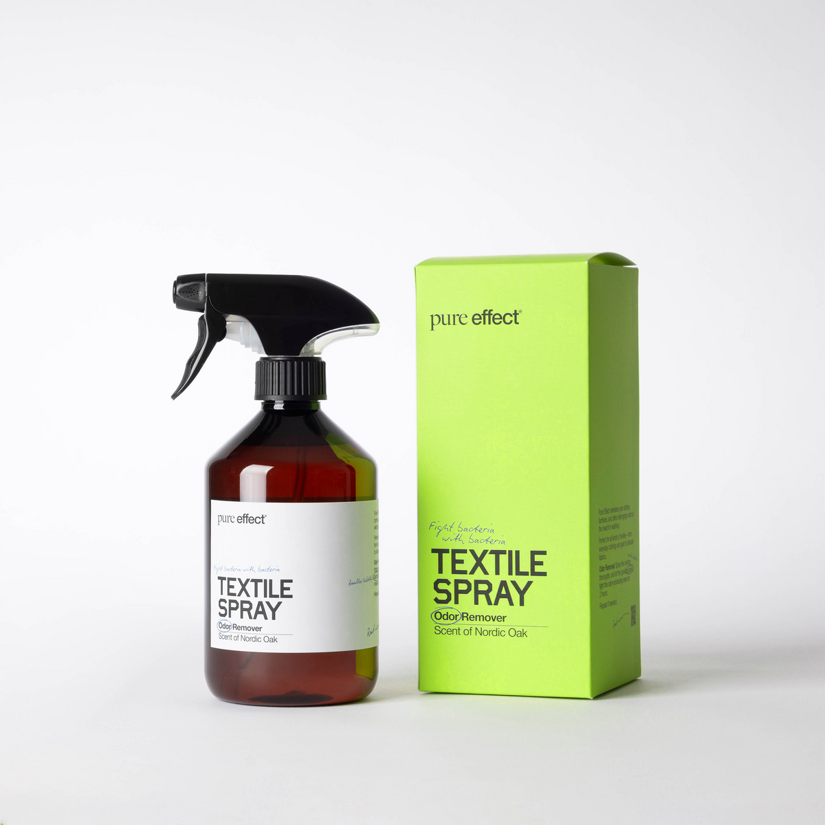 Pure Effect Textile Spray 500 ml som tar bort dålig lukt från kläder och textilier utan tvätt